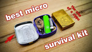 This is the Smallest Survival Kit in a metal box that has everything you need Nano Survival Kit [upl. by Zzaj]