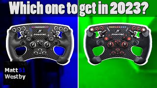 Fanatec Formula Wheel v25 vs v25X  Which one to get in 2023 [upl. by Jemmie533]