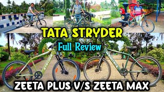 Tata Stryder Zeeta Plus VS Zeeta Max Full Review✅Stryder Electric CycleTata Stryderjajabarbapi [upl. by Arral]