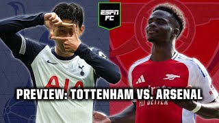 PREVIEW Tottenham amp Arsenal set for North London derby battle 🔥  ESPN FC Live [upl. by Harpp769]