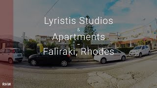 Lyristis Studios amp Apartments Faliraki Rodos Greece [upl. by Akimahs]