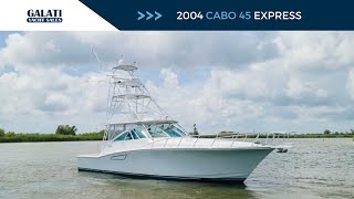 For Sale  2004 Cabo 45 Express quotREBELLIOUSquot [upl. by Bitthia]