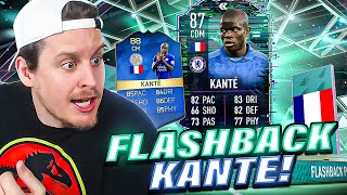 NGOALO KANTE 87 FLASHBACK KANTE Player Review FIFA 22 Ultimate Team [upl. by Ramso]