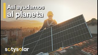 Energía RENOVABLE para un futuro SOSTENIBLE ¿Cómo mejoramos nuestra huella de CO2 ☀️🌿 SotySolar [upl. by Nepets]