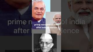 Prime Ministers of India after independence primeminister shorts [upl. by Beutler]