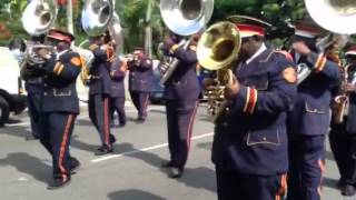 Bahamas brass band funeral [upl. by Ellenad]