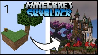 Starting Cubecraft Skyblock Minecraft Skyblock 1 [upl. by Gathard]