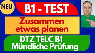 Gemeinsam etwas planen B1  DTZ GAST Prüfung B1  Mündliche Prüfung  Freund kommt nach Köln [upl. by Sherar130]