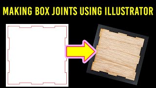 Making Box Joint Fingers with Illustrator [upl. by Keon]