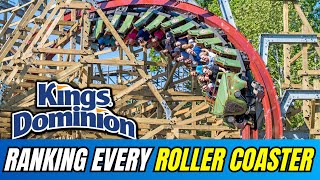 Ranking EVERY Roller Coaster at Kings Dominion  Doswell Virginia [upl. by Vitus]