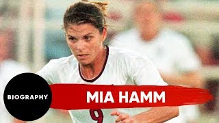 Mia Hamm  Soccer Player  Mini Bio  BIO [upl. by Lyndsie]