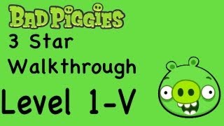 Bad Piggies  Bonus Level 1V 3 Star Walkthrough Ground Hog Day  WikiGameGuides [upl. by Chrysa]