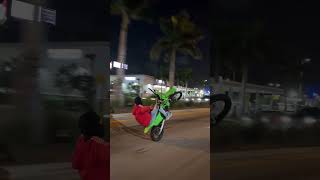 Cruise control 🛫🤯 kx85 miamibikelyfe miaminights [upl. by Asiled349]