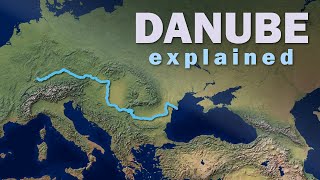 The Danube River explained in under 3 Minutes [upl. by Anatnom]