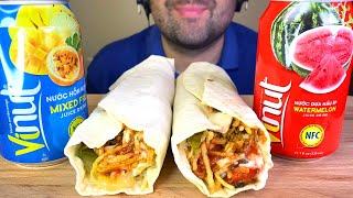 ASMR EATNG SHAWARMA MUKBANG ASMR CHICKEN amp BEEF DONER KEBAB EATING EATING SOUNDS [upl. by Earized]