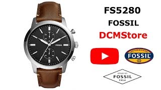 FS5280 Fossil Townsman Chronograph Brown Leather [upl. by Lyn]