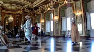 Dança antiga de corte  Palácio de QueluzPortugal [upl. by Ynnavoeg]