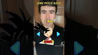 One Piece Hairstyle tiktok tiktokchallenge tiktokvideo tiktokviral onepiece onepieceedit [upl. by Ahsimit284]