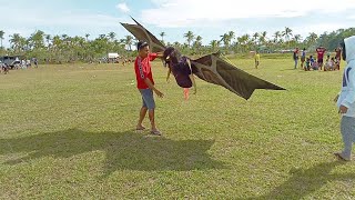 SARANGGOLANG MANANANGGAL NA NAG VIRAL SAGBAYAN FIRST KITE FESTIVAL [upl. by Lenrad]