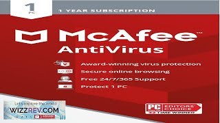 McAfee AntiVirus Protection 1 PC Windows Internet Security Software 1 Review [upl. by Bright]