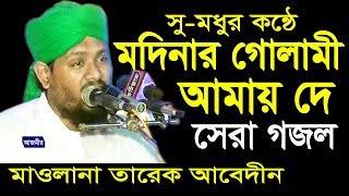 মদিনার গোলামী আমায় দে  Mawlana Tareq Abedin  Beautiful Naat  Islami Gojol  2018 [upl. by Ydnam]