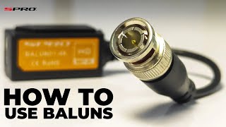 SPRO CCTV  How to Wire Analogue Cameras with Baluns [upl. by Barthel]