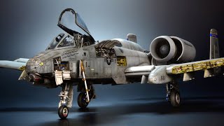 A10 Thunderbolt II Black Snake  Italeri 172  Aircraft Model [upl. by Magnolia]