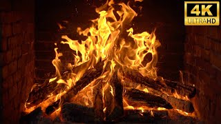 🔥 Cozy Fireplace 4K Fireplace with Crackling Fire Sounds Crackling Fireplace 4K Screensaver 4K [upl. by Marla982]