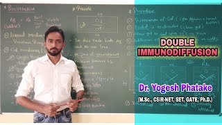 Double Immunodiffusion  AntigenAntibody Interaction  Explained by Dr Yogesh [upl. by Nayab]