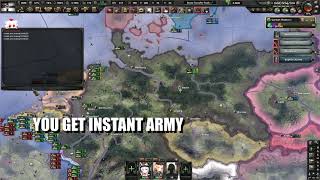 HEARTS OF IRON IV INSTANT ARMY CONSOLE COMMAND [upl. by Kobe]