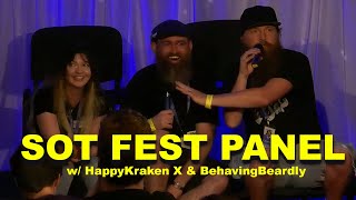 I WAS ON A PANEL AT SOT FEST wHappyKrakenX and Behaving Beardly [upl. by Eneleuqcaj431]