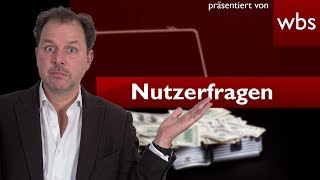 Millionenbetrag falsch auf meinem Konto  Muss ich alles zurückzahlen  Nutzerfragen Solmecke [upl. by Dyan]