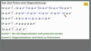 Diagonalisierung von Matrizen 1 ► Definition Satz und die Anwendung Matrizenpotenzierung [upl. by Esther]