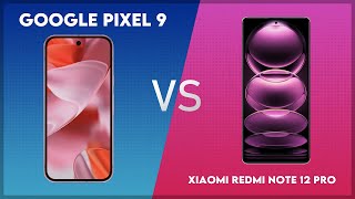 Google Pixel 9 vs Xiaomi Redmi Note 12 Pro Technical Comparison [upl. by Schwerin]