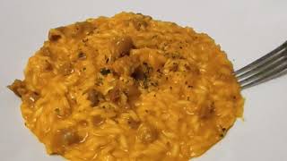 Risotto alla zucca e salsiccia buonissimo [upl. by Tiler]