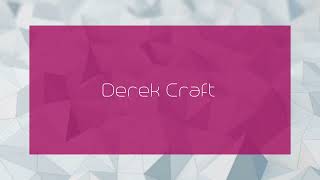 Derek Craft  appearance [upl. by Pansir902]