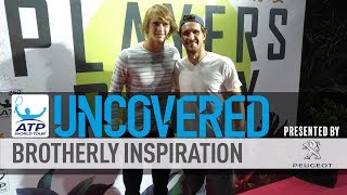 Zverev Brothers Inspire Each Other Uncovered 2017 [upl. by Atsyrhc]