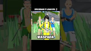 Upin bermain FF lawan Ipin 🗿 sakura sakuraschoolsimulator sss [upl. by Enyleuqcaj]