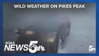 Clear the summit Wild weather on Pikes Peak [upl. by Trev]