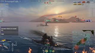 World of Warships 05131  Konig One Shot vs Konigsberg with Bonus Brawl [upl. by Hubing]