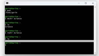 UNIX  Basic commands in Unix  pwd  mkdir rmdir cd  touch  rm commands with examples [upl. by Thedric]