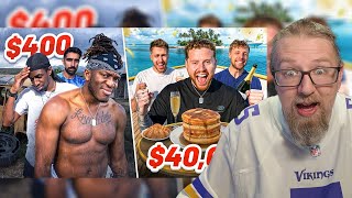 SIDEMEN 40000 vs 400 HOLIDAY EUROPE EDITION 2 REACTION [upl. by Cyndi]