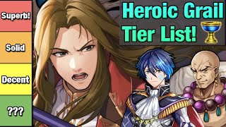 The Definitive Grail Tier List  Who is the Most Valuable Grail Unit in FEH Sept 2023 Edition [upl. by Nerraw751]