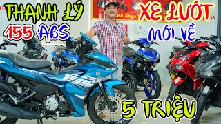 THANH LÝ LÔ XE LƯỚT YAMAHA EXCITER 155 VVA ABS MẪU 2024 SATRIA WINNER V3 SATRIA AB125 AB160 sốc 5tr [upl. by Bonilla324]