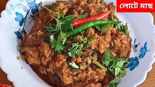 কাঁটা ছাড়া লোটে মাছ কষা রেসিপি  Lote Mach Recipe  Loitta Mach Recipe  Bombay Duck Recipe [upl. by Shaina]