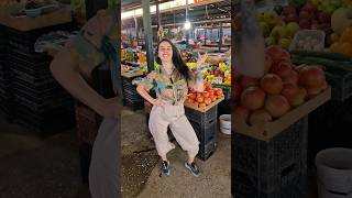 Would you buy my vegetables 🍅🫑🥕 srilanka market barbara fyp viral dance trending public [upl. by Eilrebma]