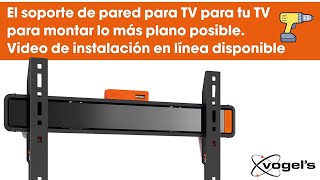 UNBOXING AND INSTALL VOGELS WALL3305 I TV WALL MOUNT 40quot100quot  BLACK [upl. by Eisteb]