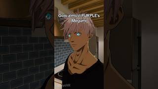 Gojo almost uses PURPLE on Megumi jjk jujutsukaisen gojosatoru anime vrchat [upl. by Aihsenal]