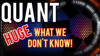 🚨 QUANT  WHAT WE DONT KNOW❗HUGE QNT QUANT QUANTCOIN [upl. by Bowler]