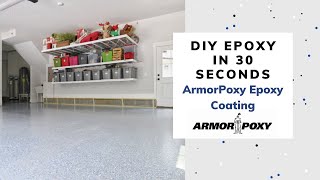 DIY Epoxy Garage Floor Makeover [upl. by Dryden]